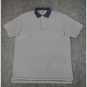 Peter Millar Summer Comfort Polo Shirt Mens XL Purple Barton Creek Golf Club EUC